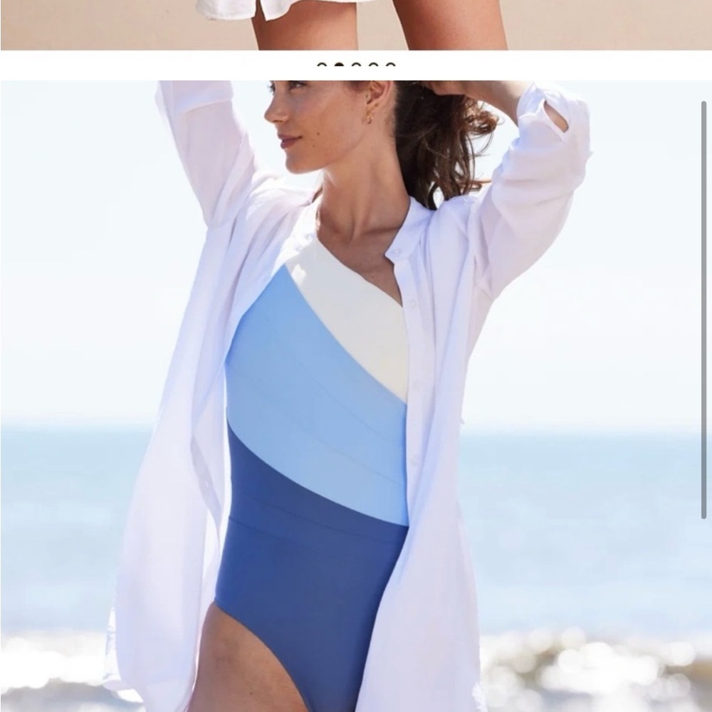 Summersalt White Swim Coverup